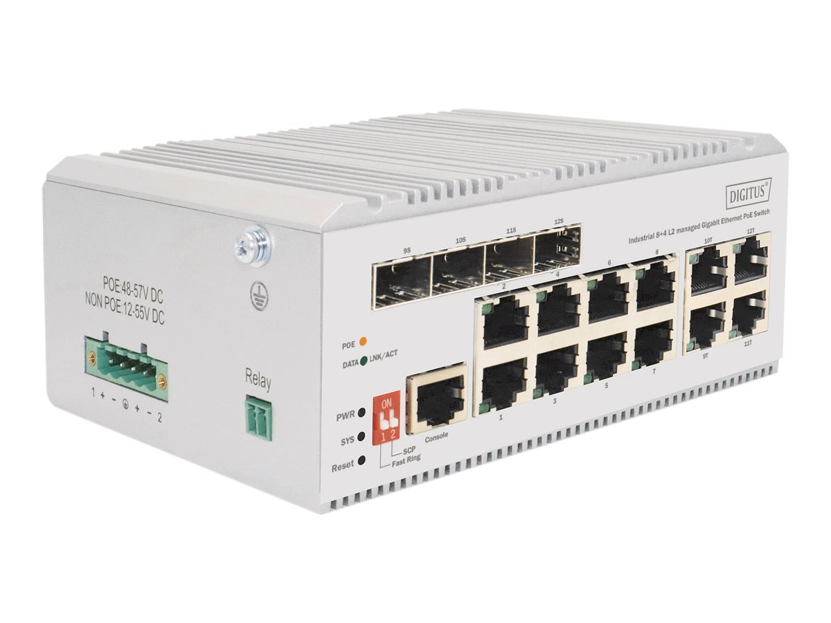 Digitus Dn-651139 Netværksswitch Administreret L2 Gigabit Ethernet (10/100/1000) Grå