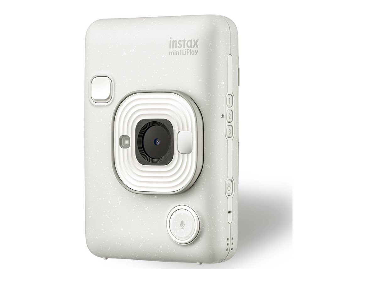 Fujifilm Instax Mini LiPlay - Digitalkamera - kompakt med hurtigfotoprinter - Bluetooth - diset hvid