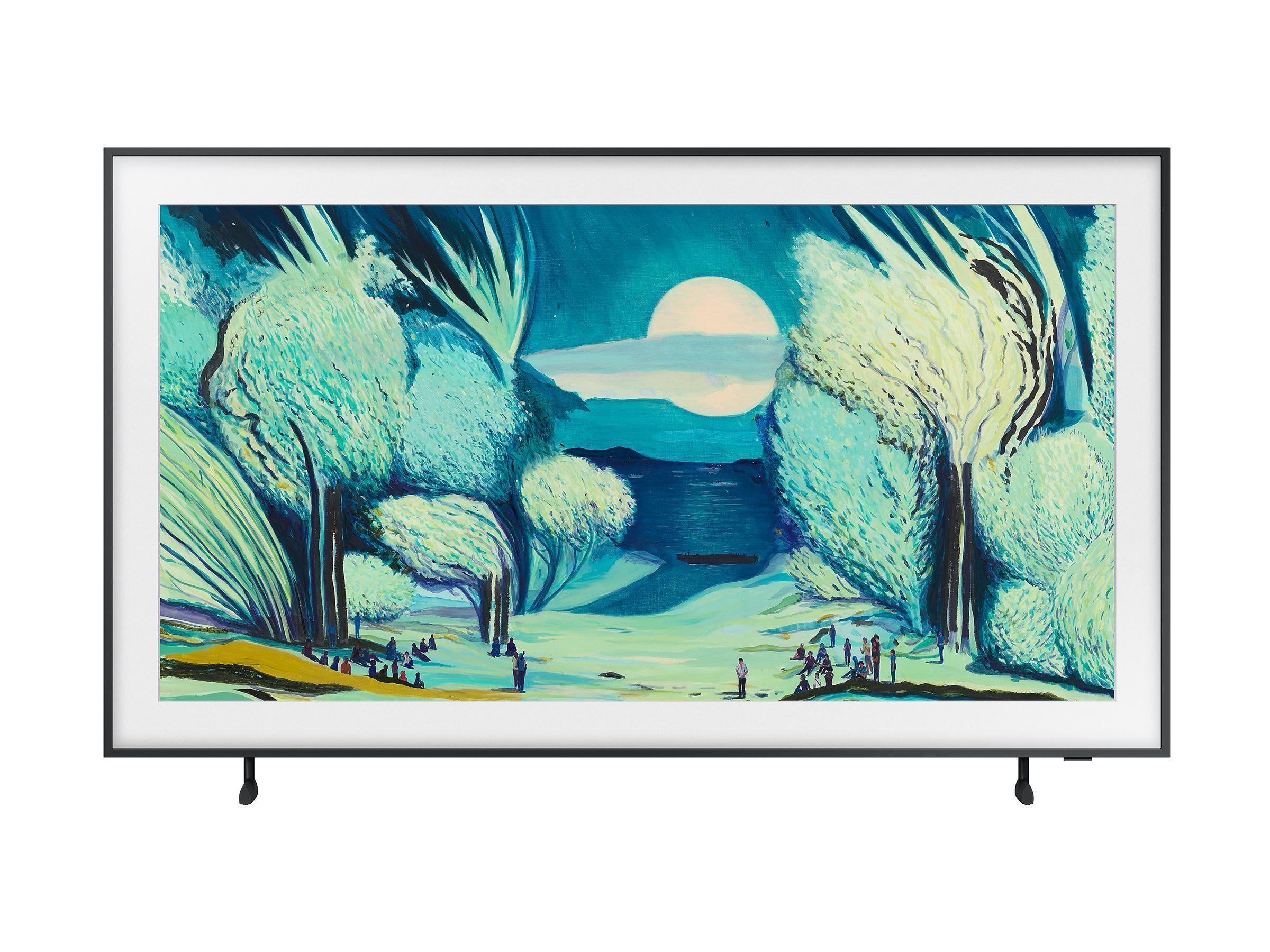 Samsung QE55LS03FAU - 55 Diagonal klasse The Frame LS03F Series LED-bagbelyst LCD TV - QLED - Smart TV - Tizen OS - 4K UHD (2160p) 3840 x 2160 - HDR - Quantum Dot, Dual LED - sort