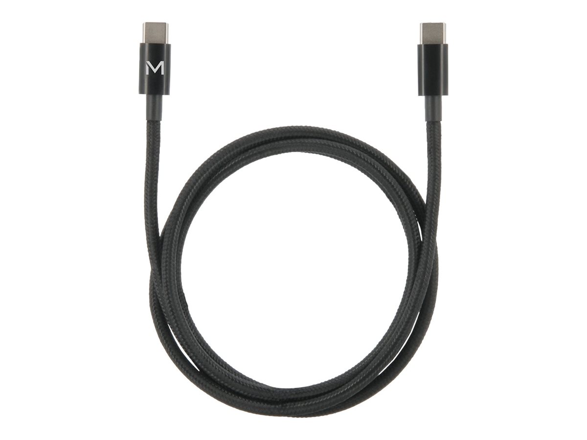 Mobilis USB Type-C kabel 1m Sort