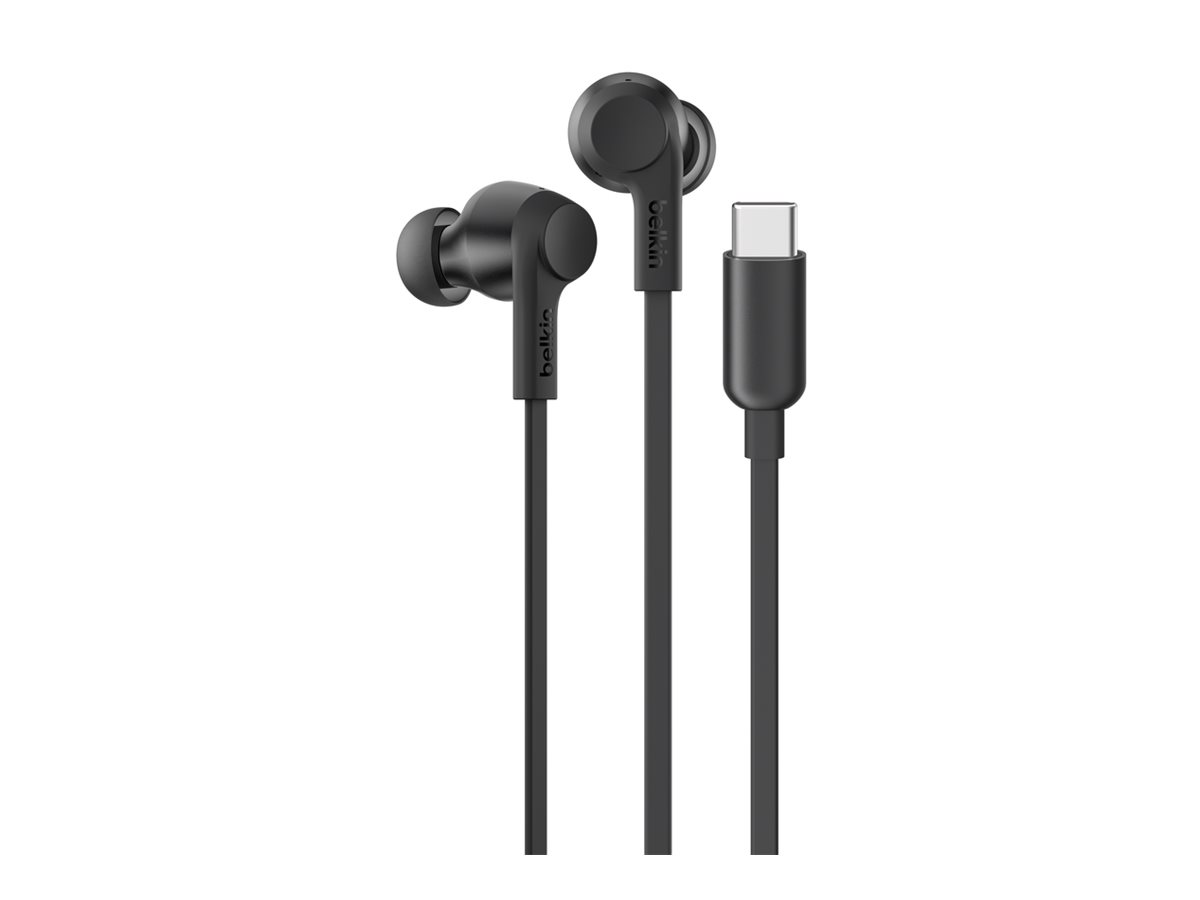 Belkin SoundForm - earphones with mic - USB-C