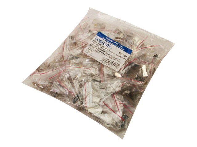 Modular plug Cat.5 shielded with insert, 100 pcs