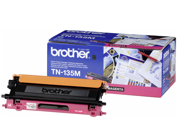 Brother TN135M - Magenta - original - tonerpatron - for Brother DCP-9042, DCP-9045, HL-4040, HL-4050, HL-4070, MFC-9420, MFC-9440, MFC-9450
