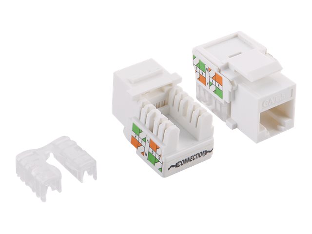 Keystone jack RJ45 Cat.5e unshielded 90° LSA/IDC punch down