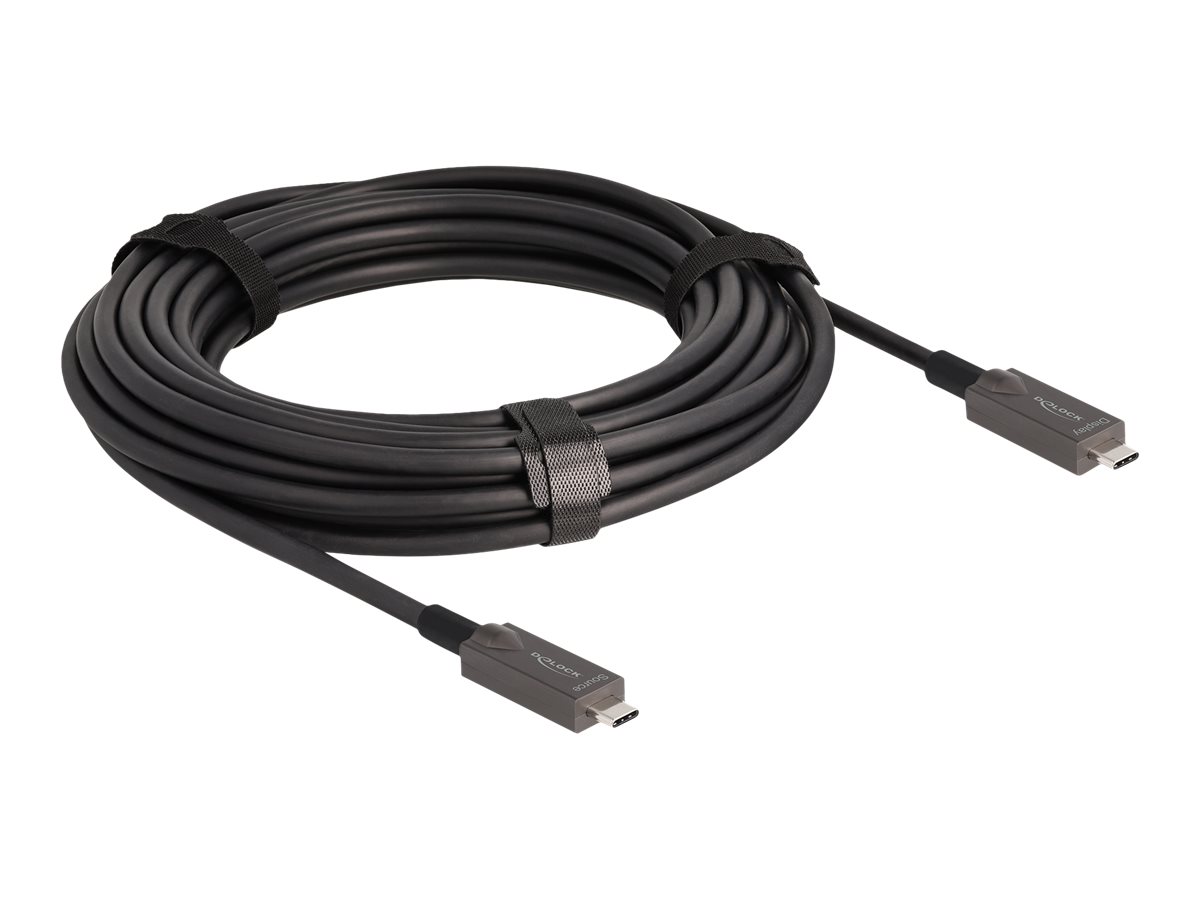 Delock USB Type-C kabel 10m Sort