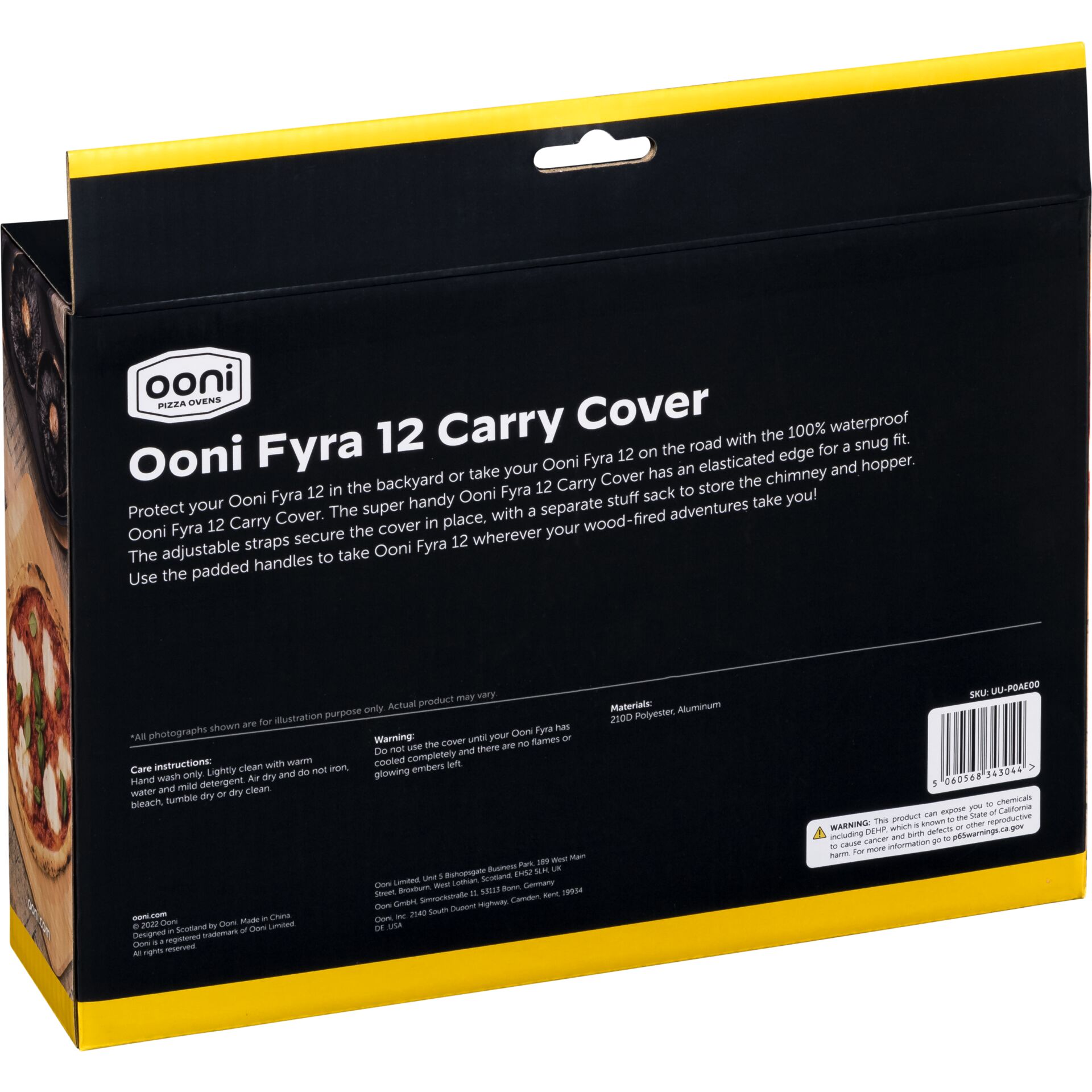 Ooni Fyra Carry Cover - Ooni Fyra pizzaovnsovertræk/transporttaske