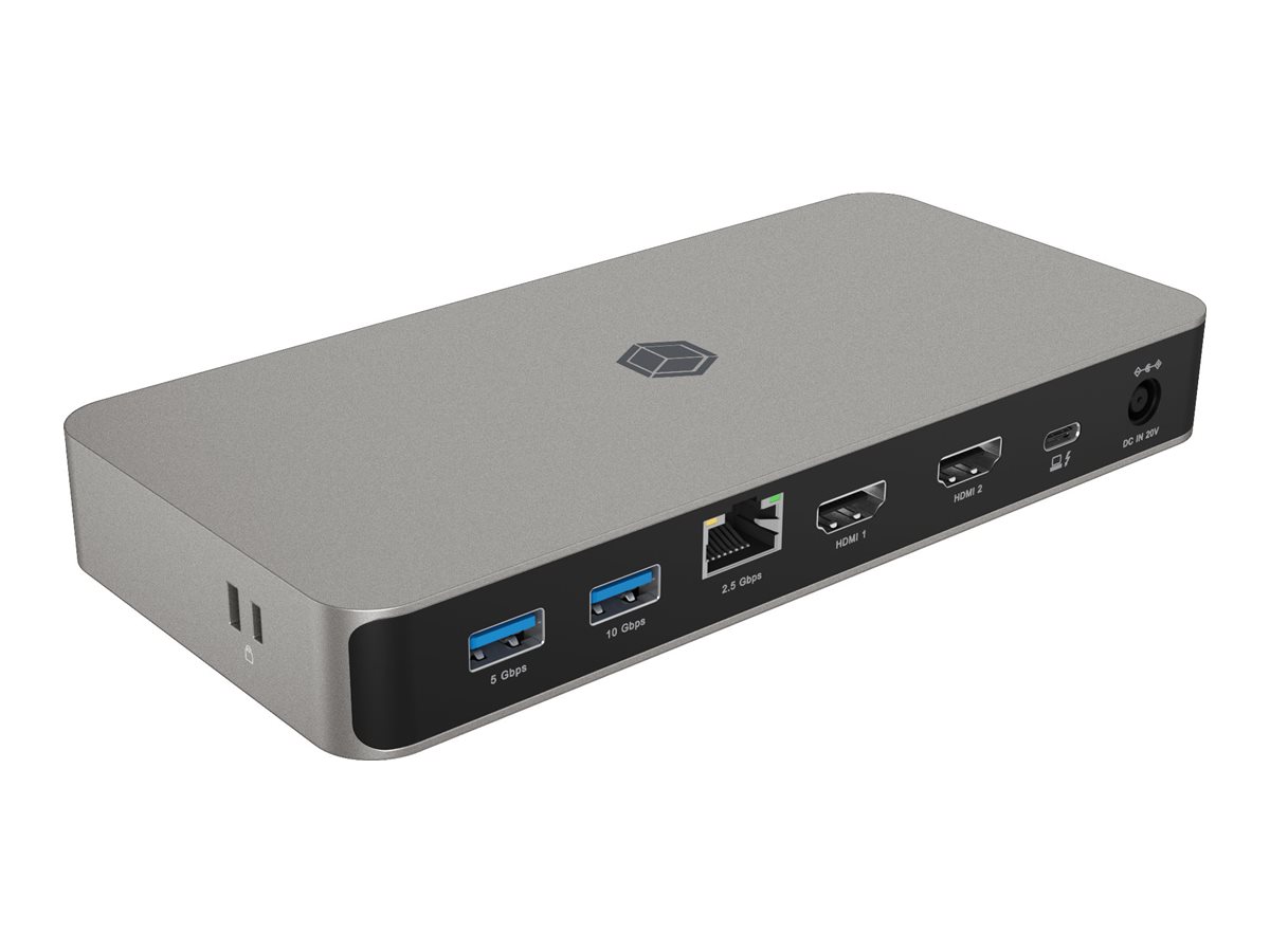 ICY BOX IB-DK2880-C41 - Dockingstation - USB-C - 2 x HDMI - 1GbE - 100 Watt