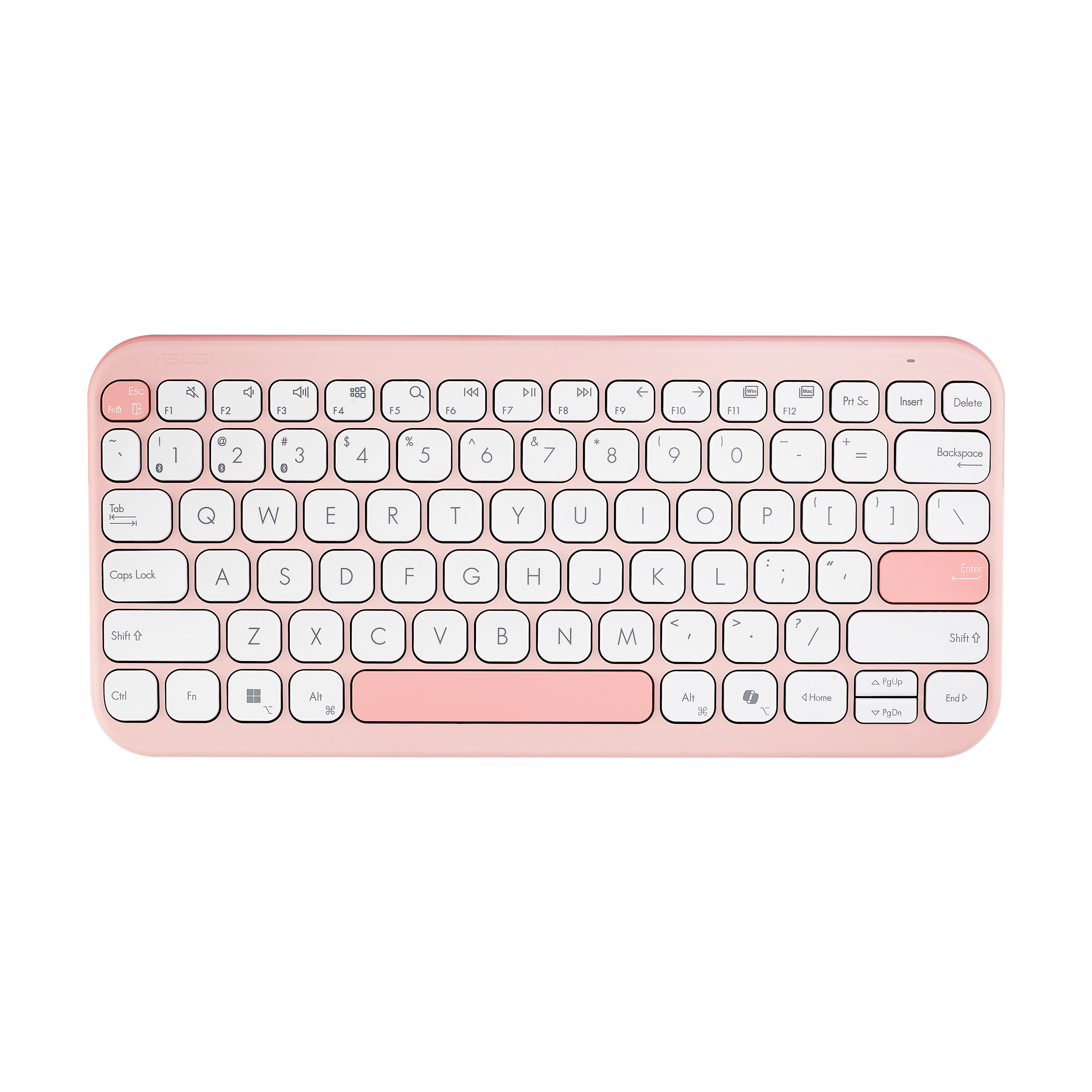 ASUS Marshmallow KW100 Tastatur Saksnøglekontakt Trådløs Tysk