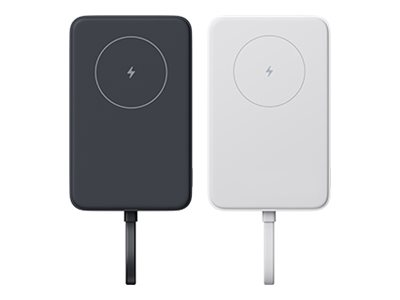 Xiaomi 33W Magnetic Power Bank 10000mAh - White (Integrated Cable) Powerbank - Hvid - 10000 mAh