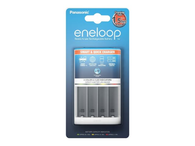 Panasonic eneloop Smart & Quick Batterioplader