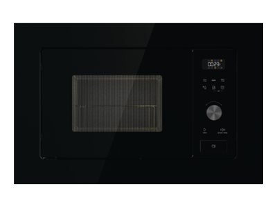 Gorenje Advanced BM201AG1BG - Mikrobølgeovn med grill - til indbygning - 20 liter - 800 W - sort