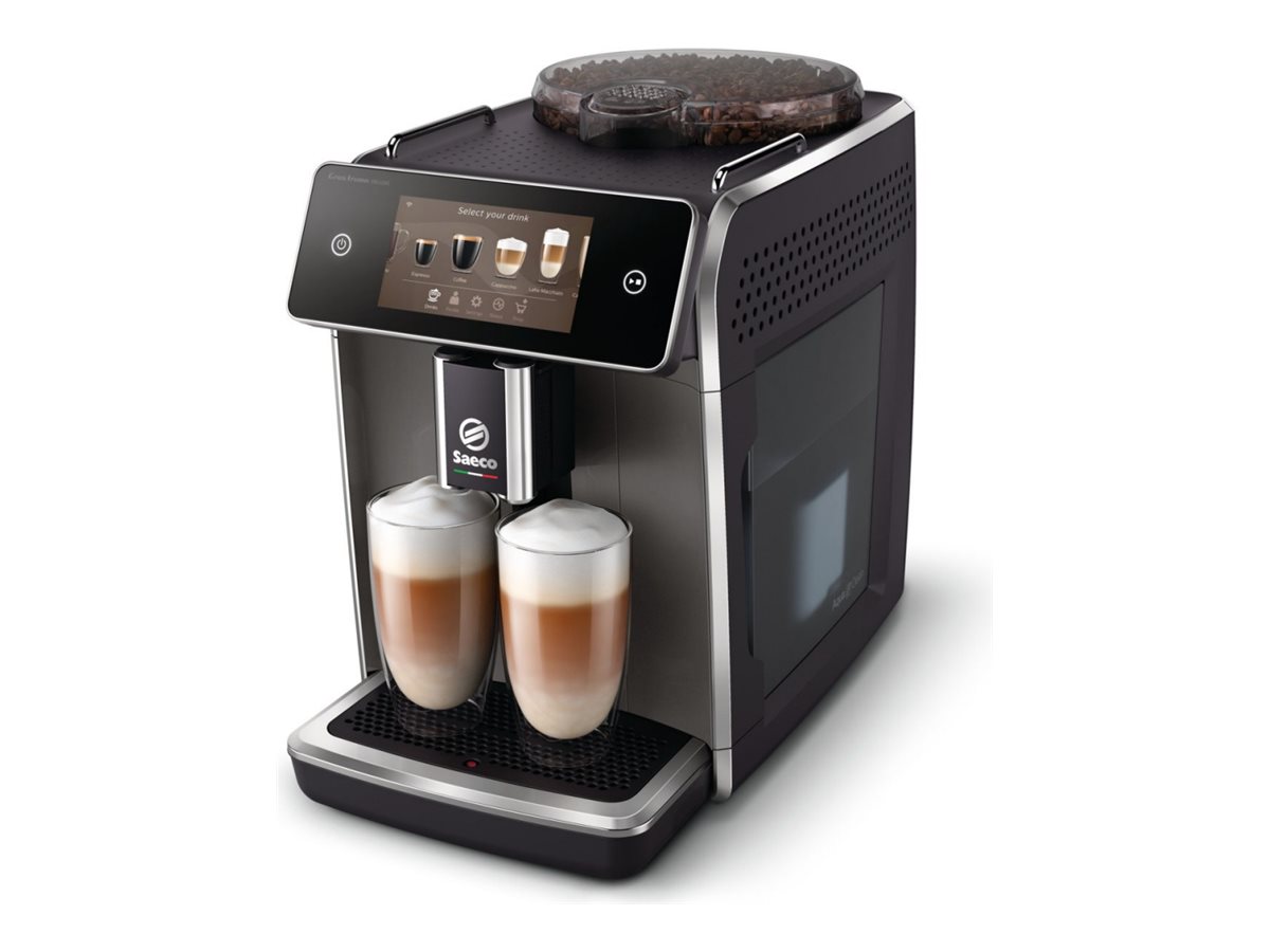 Saeco GranAroma Deluxe SM6682 Automatisk kaffemaskine Panthera grå
