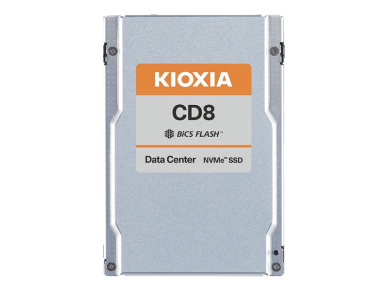 KIOXIA CD8-V Series KCD8XVUG6T40 - SSD - Mixed Use - 6400 GB - datacenter SSD - intern - 2.5 - PCIe 4.0 x4 (NVMe)