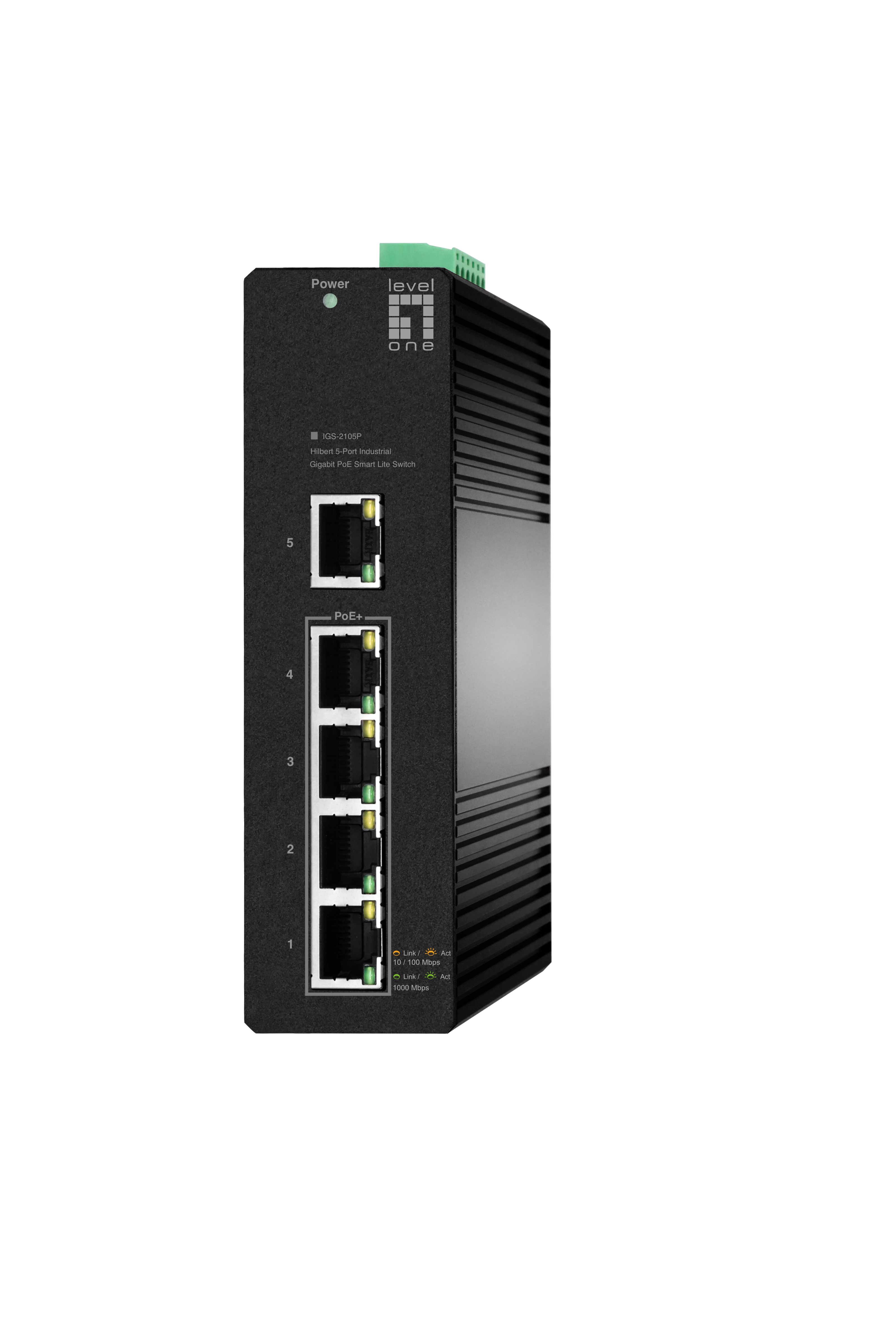 LevelOne IGS-2105P Switch 5-porte Gigabit Ethernet