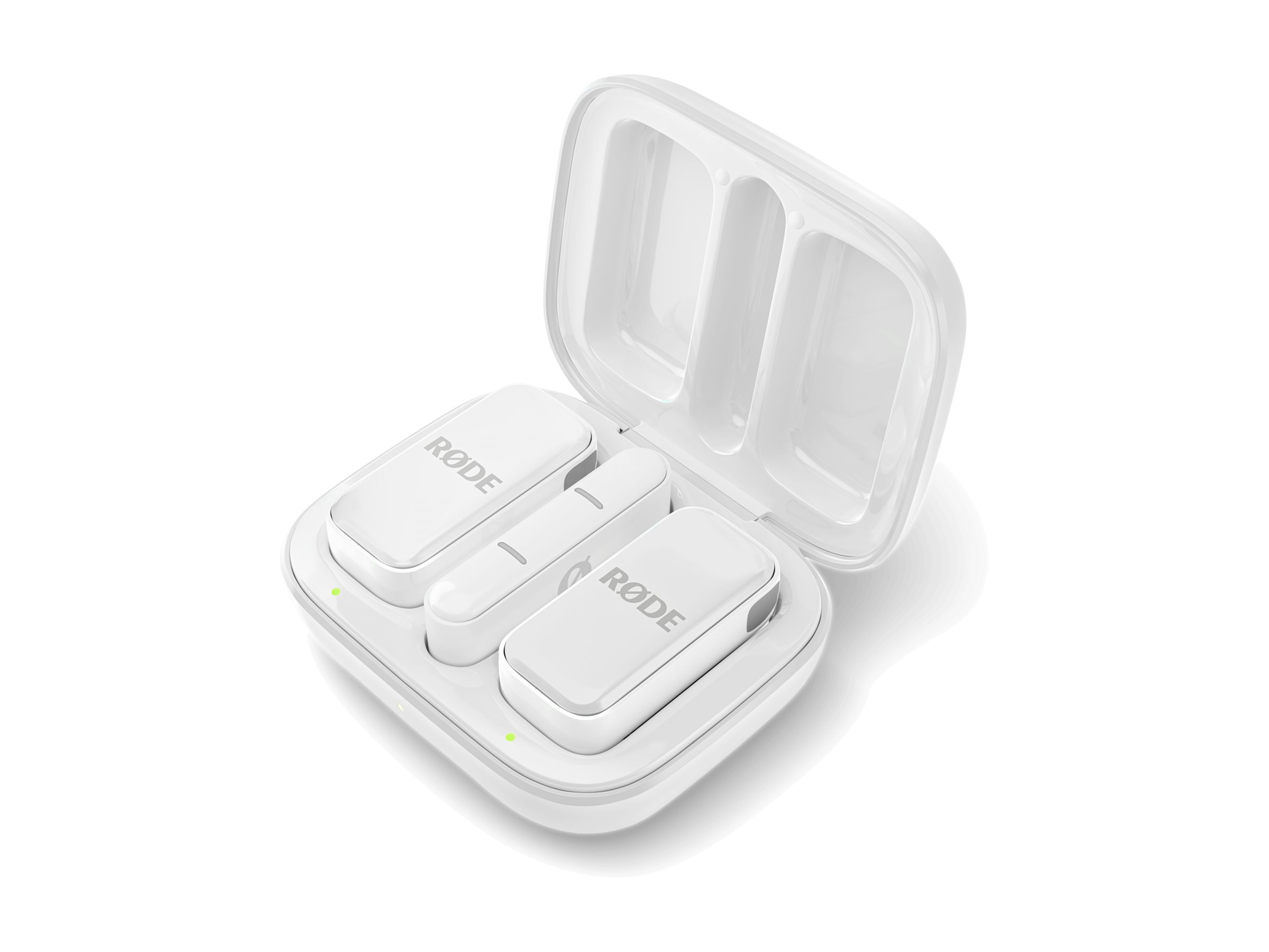 RODE Wireless Micro - 2‑kanals digitalt trådløst mikrofonsystem, Lightning, hvid