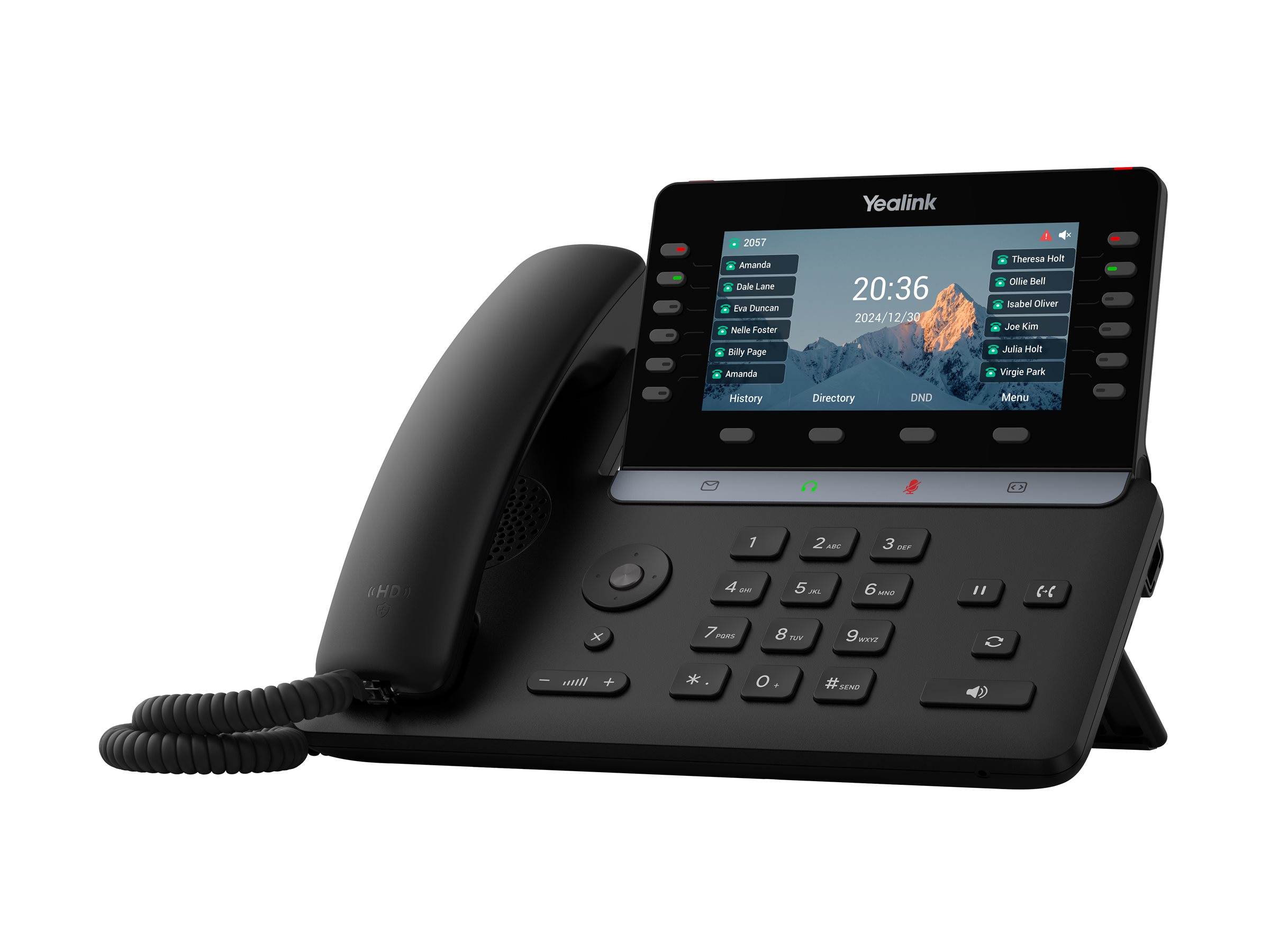 Yealink SIP-T85W VoIP-telefon Klassisk grå billede