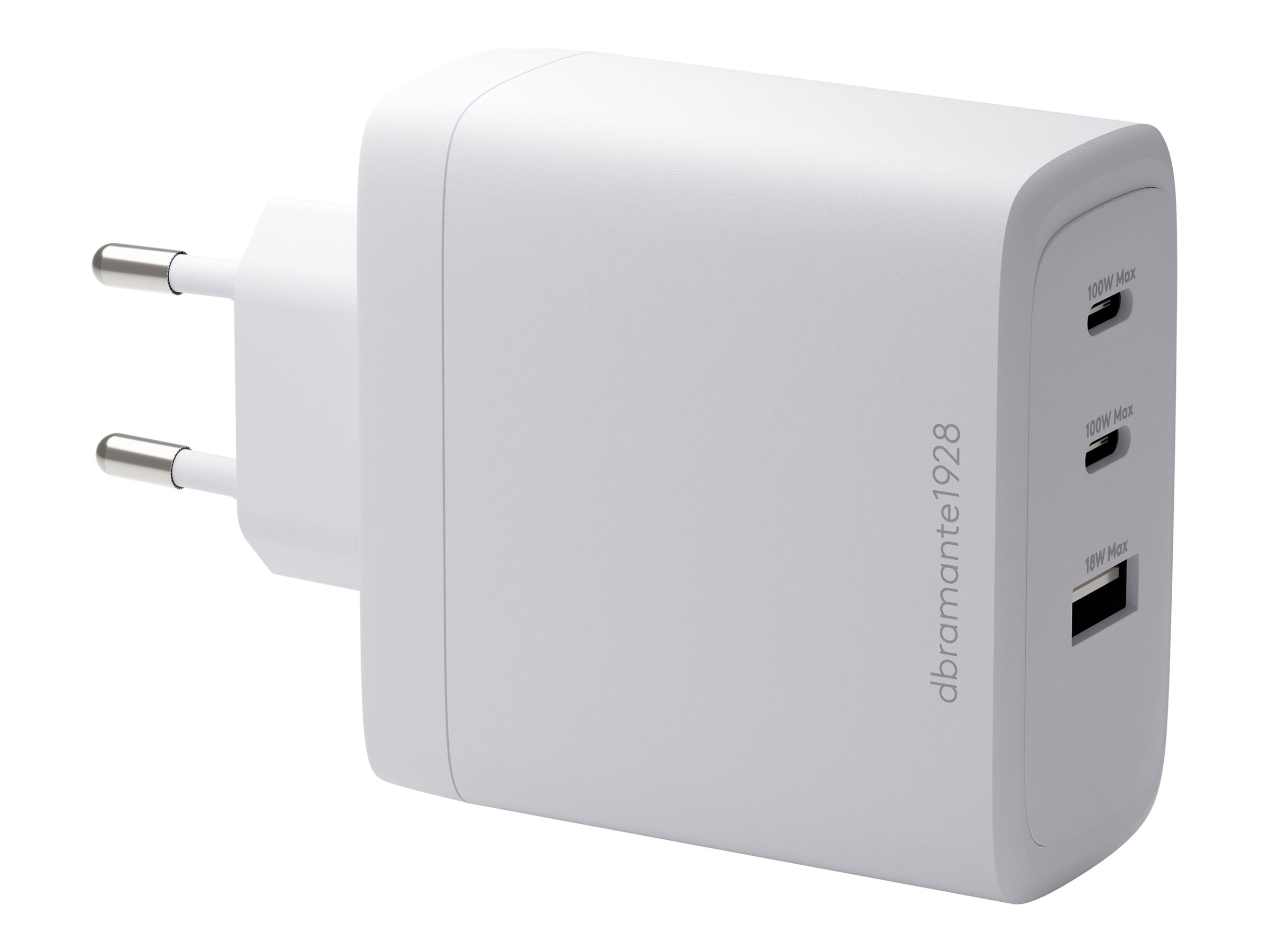 dbramante1928 re-charge power adapter - 2 x USB-C USB - 100 Watt
