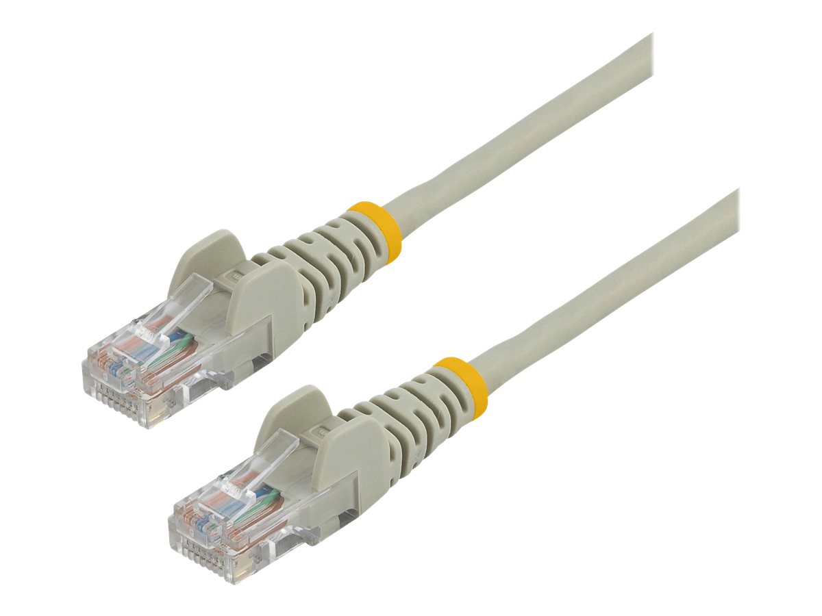 StarTech.com 2m Gray Cat5e / Cat 5 Snagless Patch Cable CAT 5e Ikke afskærmet parsnoet (UTP) 2m Patchkabel Grey