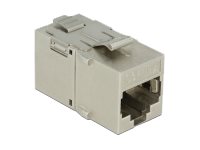 DeLOCK Keystone Module RJ45 jack > RJ45 jack Cat.6A metal