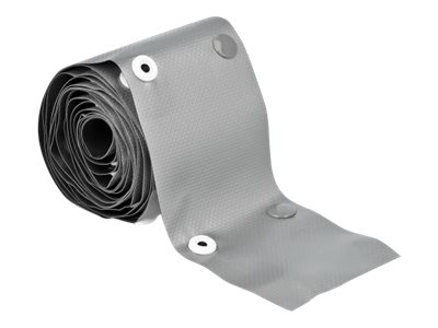 Delock - Kabelbeskytter med klikknapfastgørelse - 2 m - sort/grå