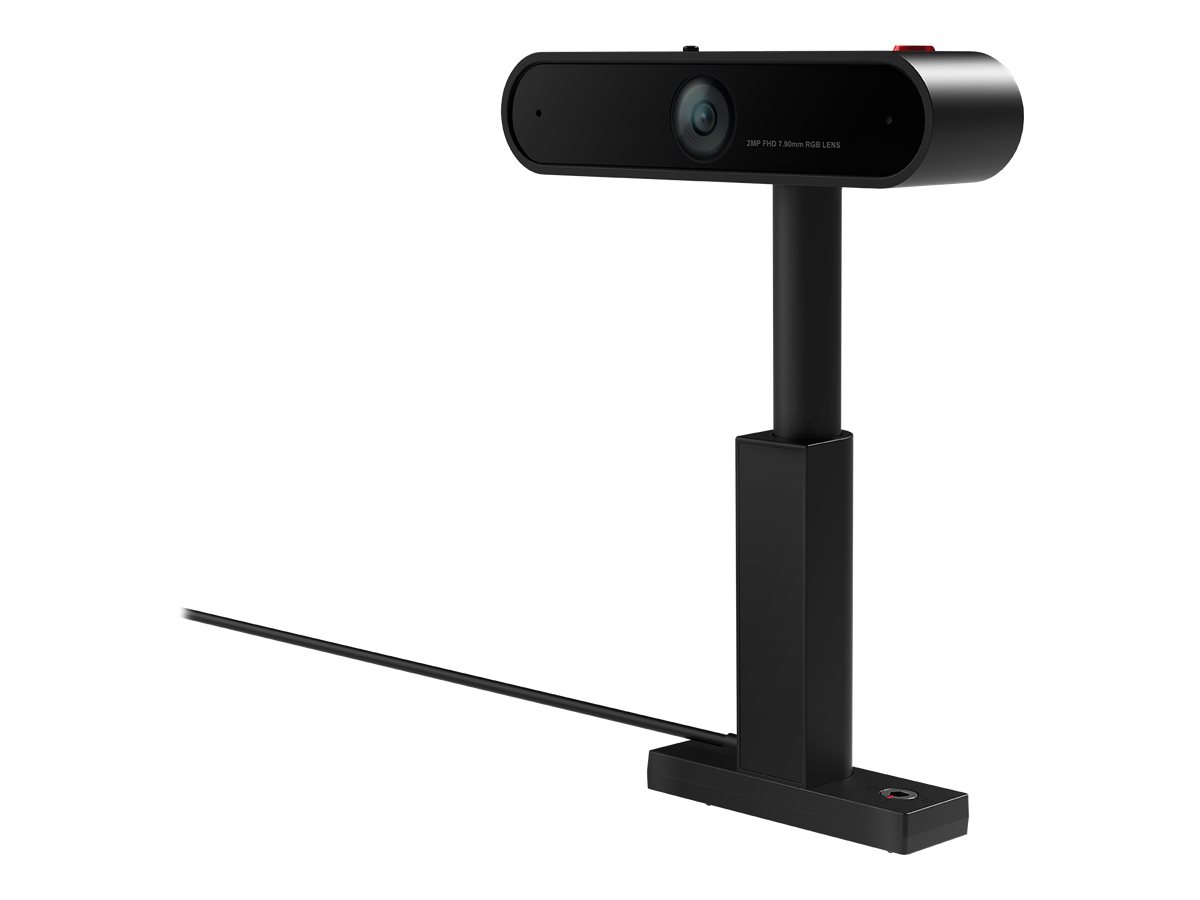 Lenovo ThinkVision MC50 - Webcam - farve - 1920 x 1080 - audio - USB 2.0 - MJPEG, YUY2