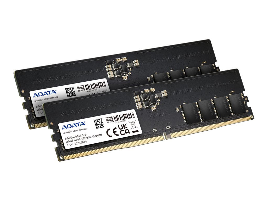 ADATA DDR5 64GB kit 4800MHz CL40 On-die ECC