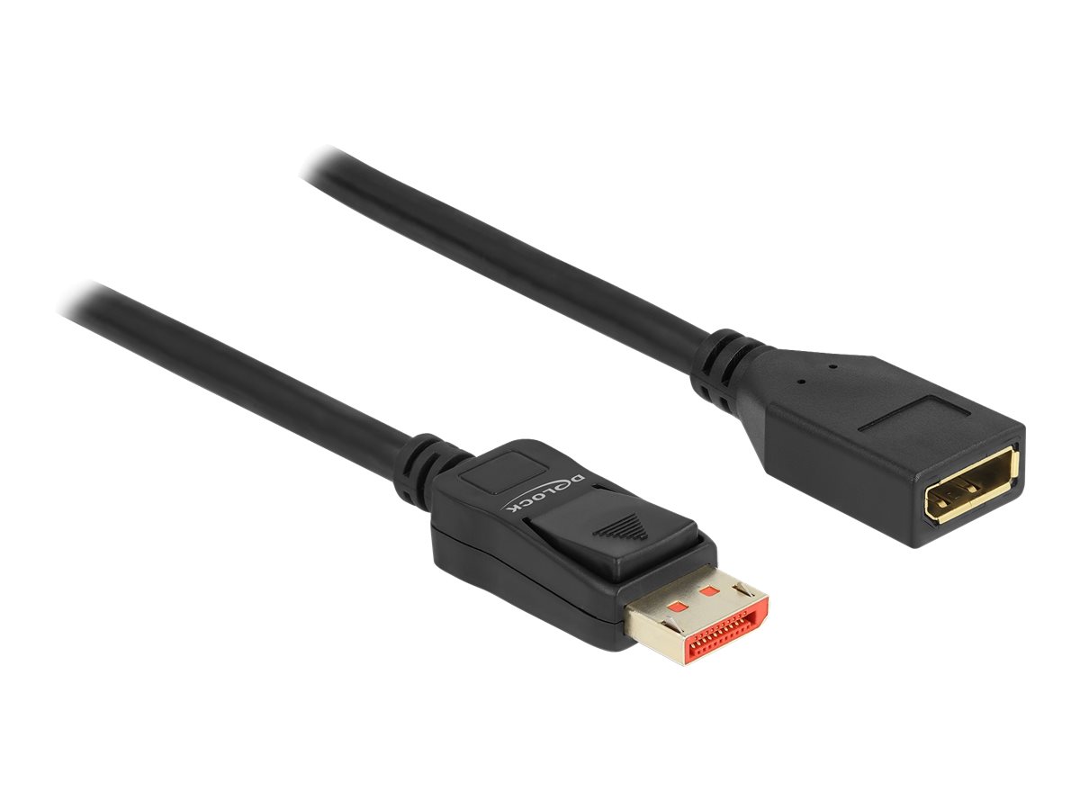 DeLOCK DisplayPort extension cable 8K 60 Hz 1 m