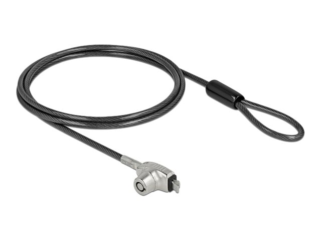 Navilock - Sikkerhedskabelslås - sort, sølv - 1.5 m