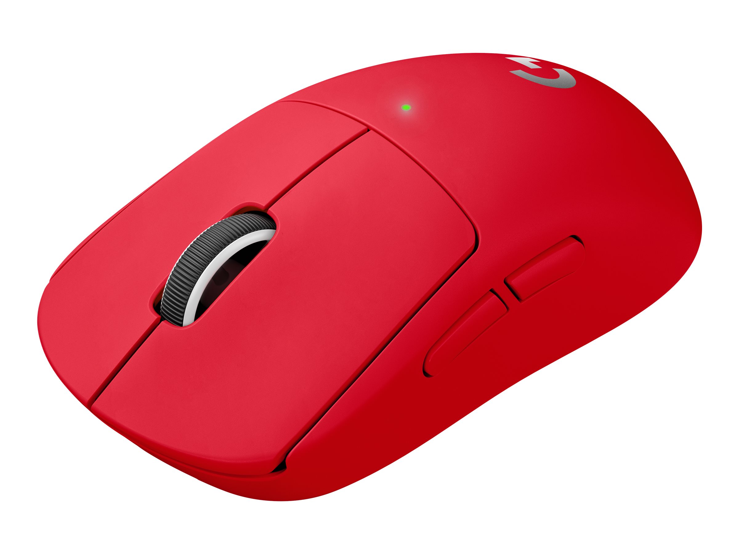 Logitech® | G PRO X SUPERLIGHT - Mus - optisk - 5 knapper - trådløs - LIGHTSPEED - Logitech LIGHTSPEED-modtager - rød