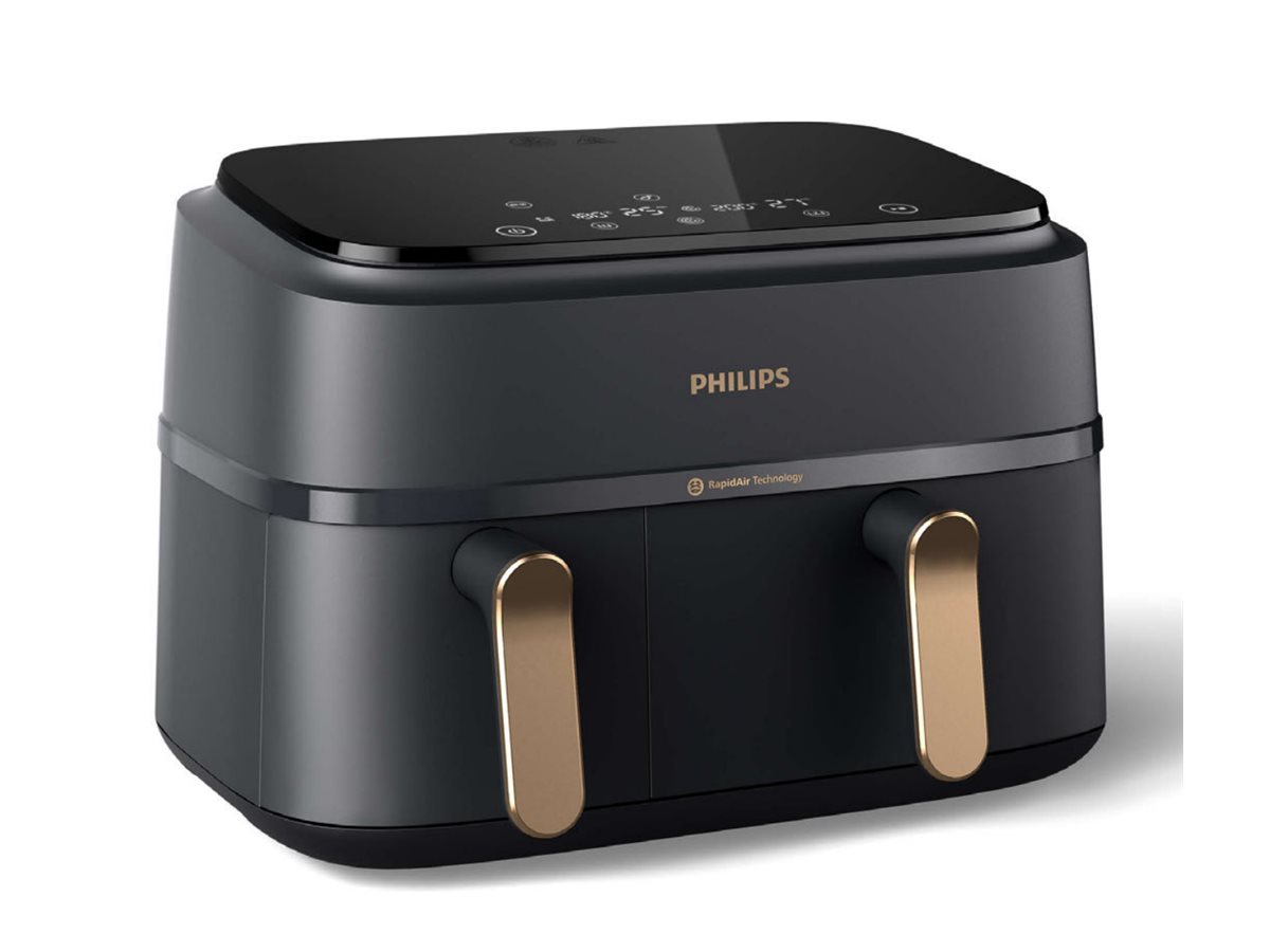 Philips Series 3000 NA352 - Varmluftsrister - 9 liter - 2.75 kW - trækulsgrå/kobber