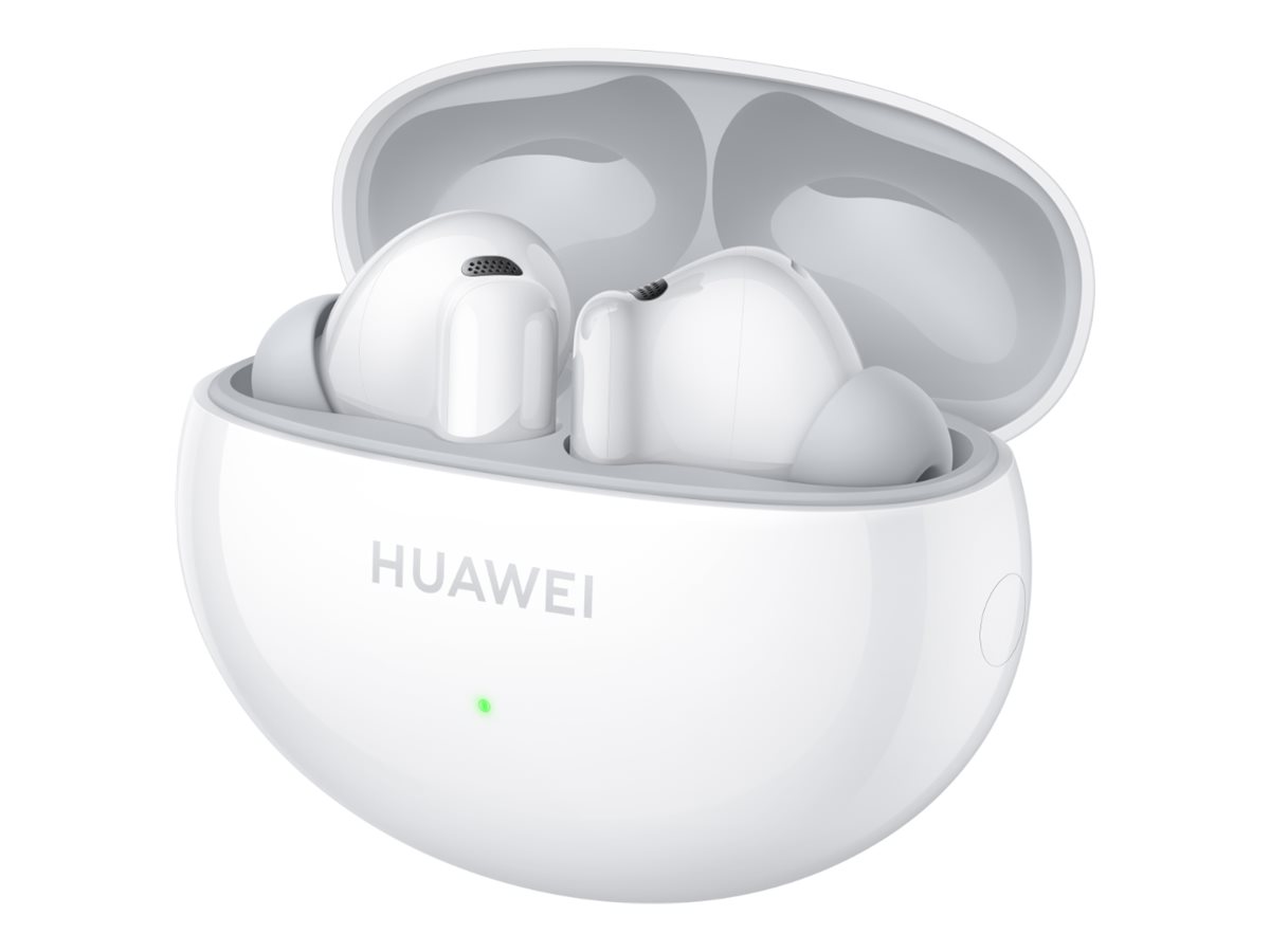Huawei FreeBuds 6i - Ægte trådløse øretelefoner med mik. - i øret - Bluetooth - aktiv støjfjerning - hvid