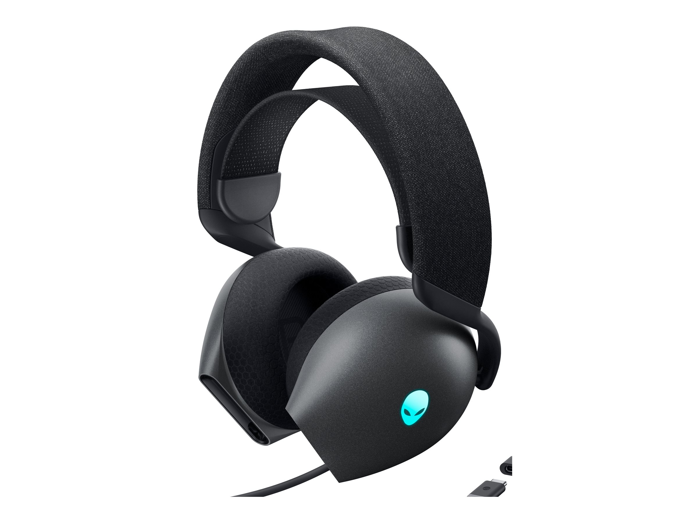 Alienware Tri-Mode Wireless Gaming Headset AW725H Trådløs Kablet Høretelefoner Sort