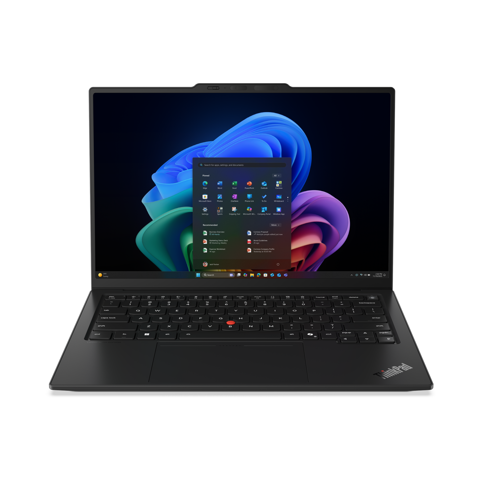 Lenovo ThinkPad X1 Carbon Gen 14 Aura Edition Copilot+ PC 14" 1920 x 1200 (WUXGA) 358H 64 GB 1TB Intel Arc B390 Windows 11 Pro