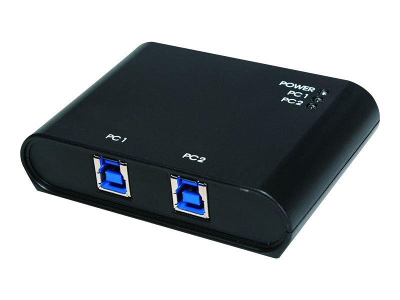 LogiLink USB 3.0 Sharing USB sharing switch til periferiudstyr 2 porte USB