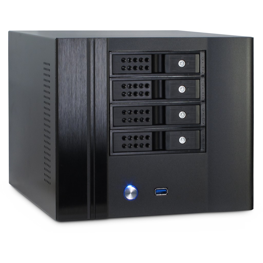 Inter-Tech IPC SC-4004 - USFF - mini ITX - ingen strømforsyning (FlexATX) - USB