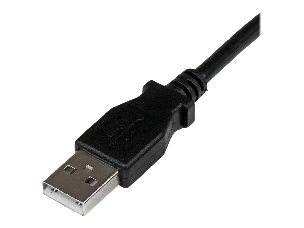 StarTech.com 2m USB 2.0 A to Right Angle B Cable Cord - 2 m USB Printer Cable - Right Angle USB B Cable - 1x USB A (M), 1x USB B (M) (USBAB2MR)