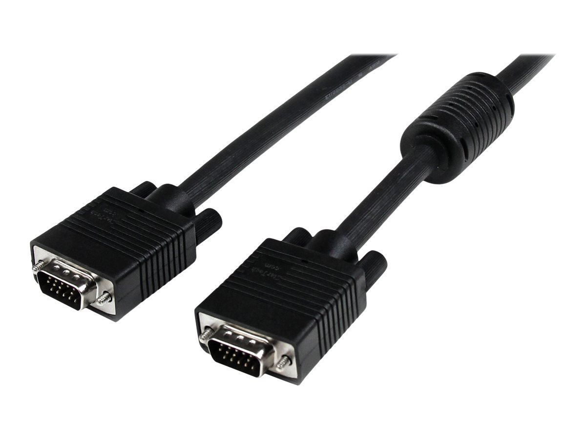 Startech 5m Coax High Resolution Monitor Vga Video Cable Hd15 M/m 5m. Vga Vga Sort