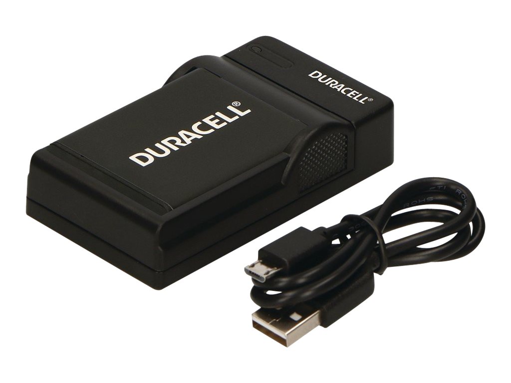 Duracell DRO5941 Replacement Olympus LI-50B USB Charger - Batterioplader - sort - for Olympus D-785, TG-860  Stylus Tough TG-810, 860, 870  Stylus Traveller SZ-17  Tough TG-625