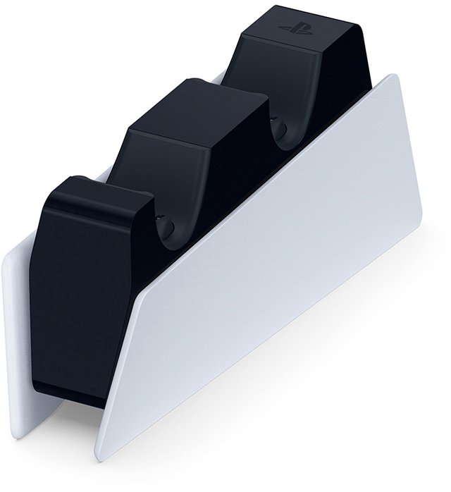 Sony | DualSense™ Charging Station - Opladningsstation + AC-strømadapter - 2 output-stikforbindelser - for Sony DualSense™ (PlayStation® 5)