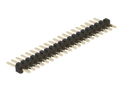 Delock-hanstik 20 pin, 1,27 mm pitch, 1-række, lige, 5 stk