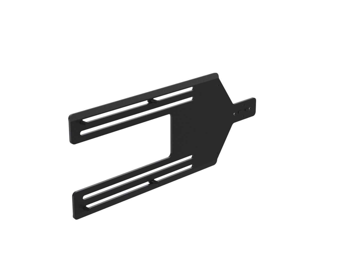 Ergonomic Solutions SpacePole Kiosk & Signage SPK511 tilbehør til POS-system POS-montering Sort Metal