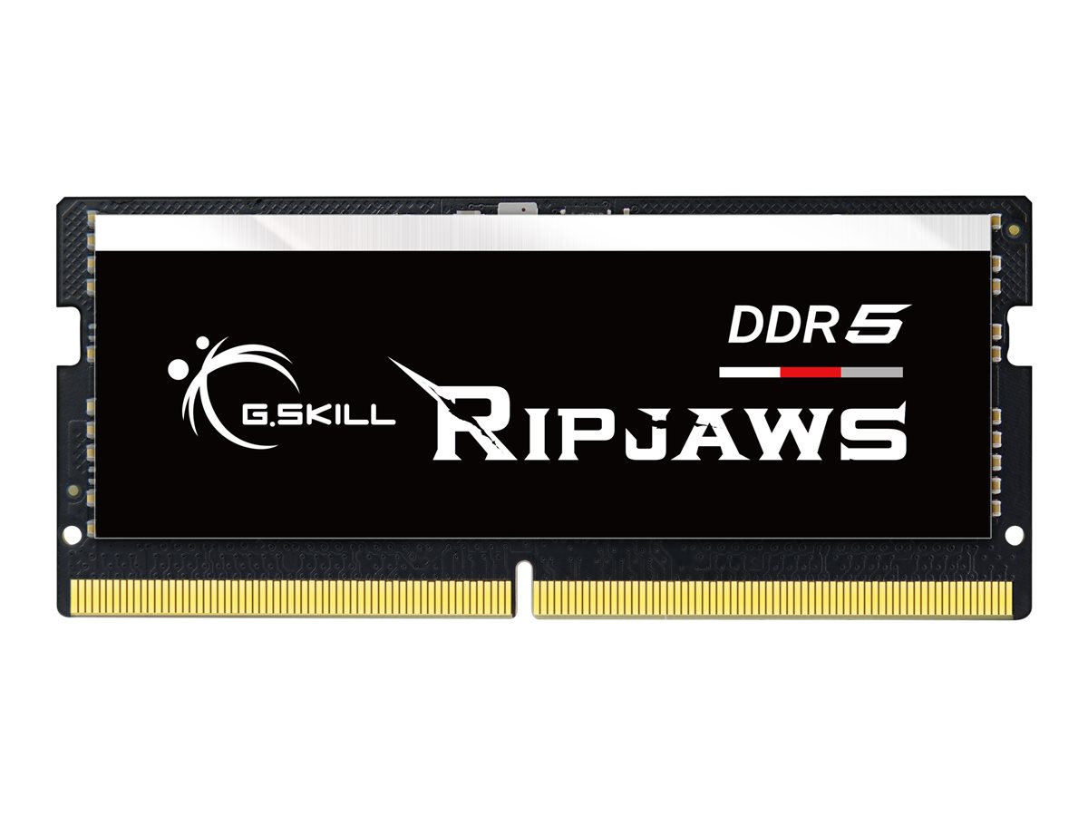 G.Skill Ripjaws SODIMM DDR5-4800 - 16GB - CL40 - Single Channel (1 pcs) - Intel XMP - Sort