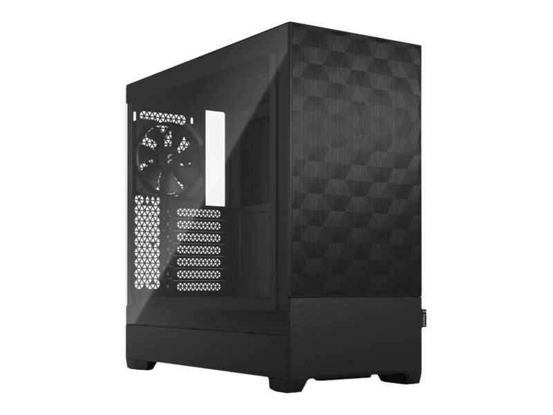 Fractal Design Pop Air RGB - Tower - ATX - sidepanel med vindue (hærdet glas) - ingen strømforsyning (ATX) - sort TG klar tone - USB/Lyd - for Fractal Design Model D, Type D