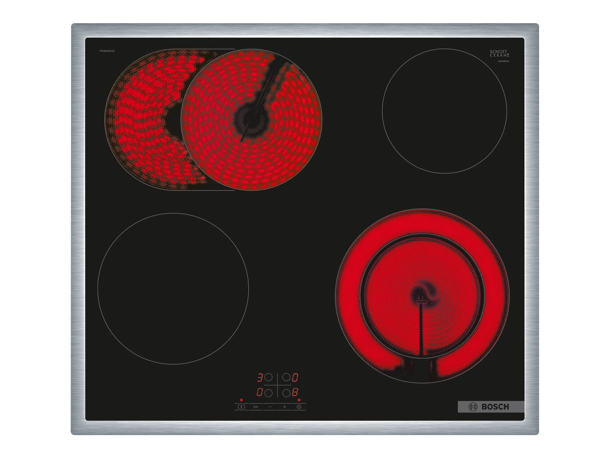 Bosch Serie | 4 PKN645BA2E Keramisk kogeplade