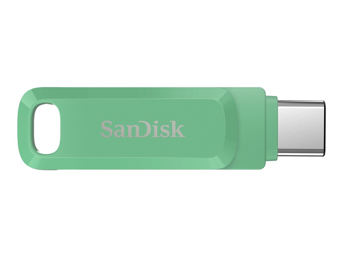 SanDisk Ultra Dual Drive Go 128GB USB 3.2 Gen 1 / USB-C USB stick Grøn