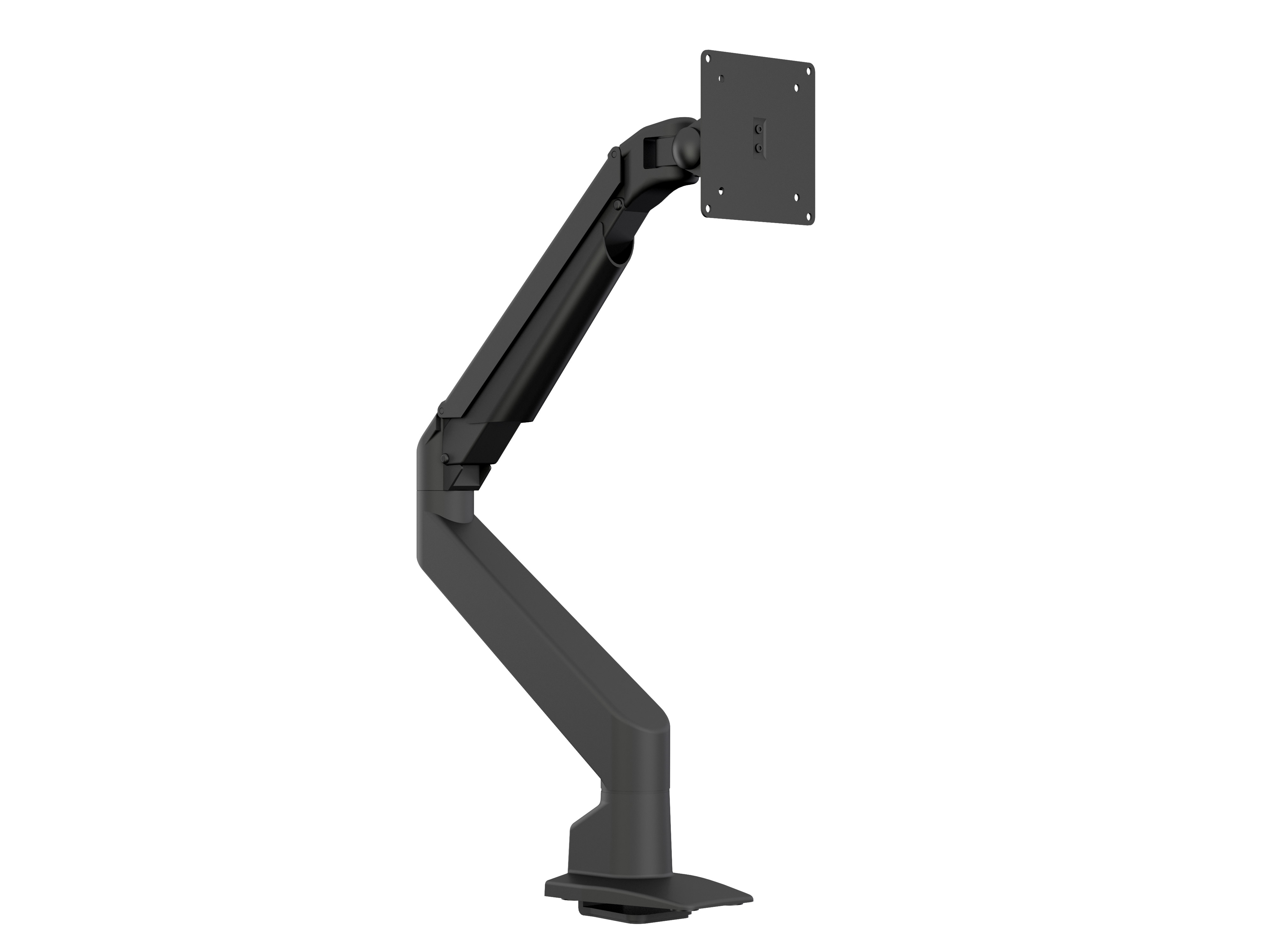 Multibrackets M VESA Gas Lift Arm Single HD - Monteringssæt (drejelig arm, klemme til montering på skrivebord) - for fladt panel - aluminium - sort - skærmstørrelse: 15-32