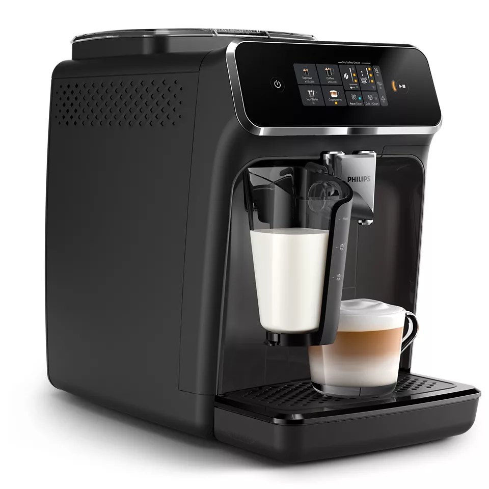 Philips Series 2300 EP2334 - automatic coffee machine with cappuccinatore - 15 bar - black/shiny cashmere gray