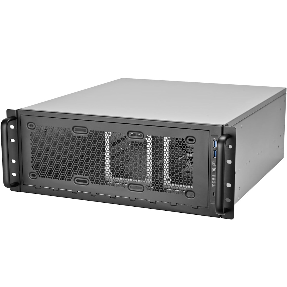SilverStone SST-RM45-360 4U Rackversion ATX / SSI EEB Sort/Sølv