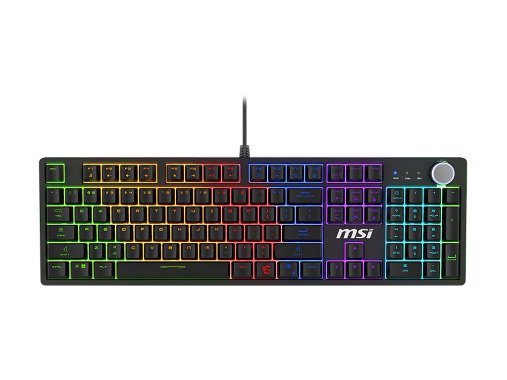 MSI FORGE GK320 - Gaming Tastatur - Amerikansk engelsk - Sort