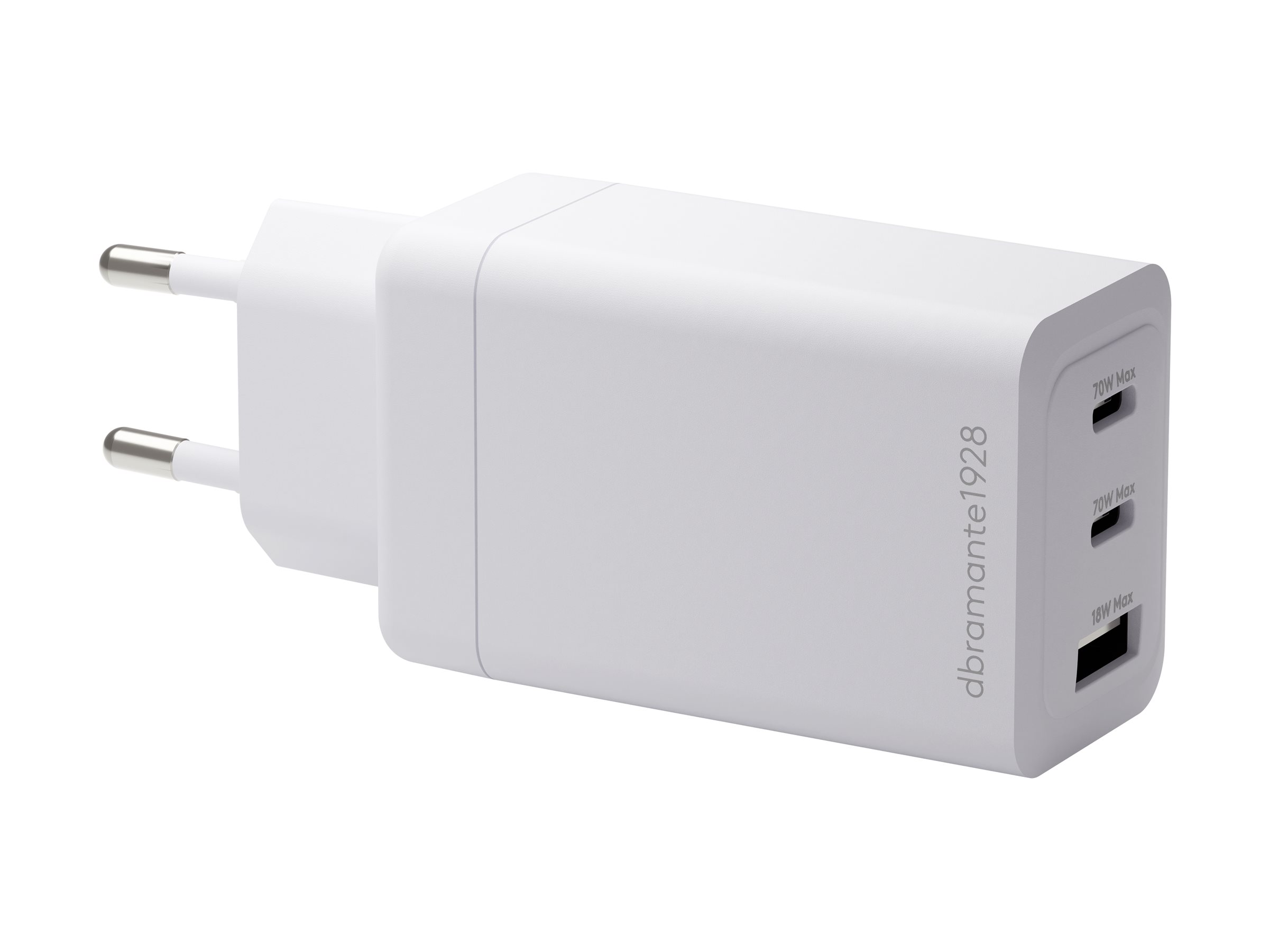 Bulk - IT - EU W.Charger - 2xUSB-C 70W 1xUSB-A - White